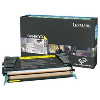 Original Lexmark C734A1YG Toner Gelb