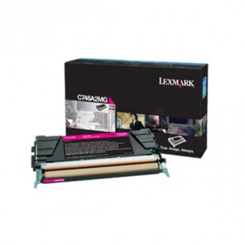 Original Lexmark C746A3MG Toner Magenta