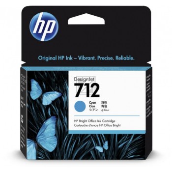 Original HP 712 | 3ED67A Tinte Cyan