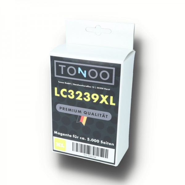 Tonoo® Tinte ersetzt Brother LC3239XLY Gelb XL