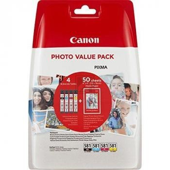 Original Canon CLI581XLK | 2052C004 Tinte C|M|Y|K