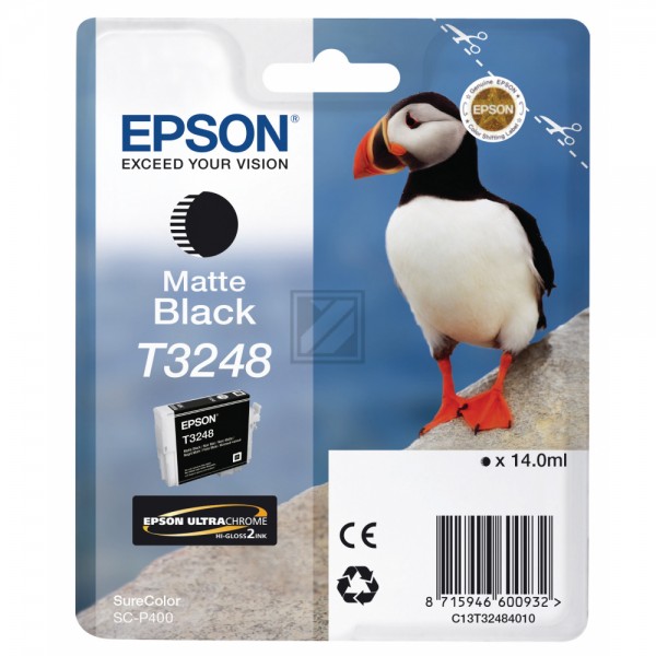 EPSON T3248 Matt Schwarz Tintenpatrone