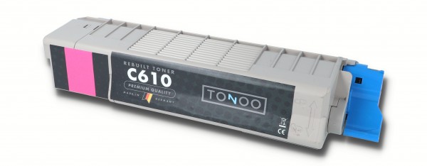 Tonoo® Toner ersetzt OKI C610 | C610N | C610DTN | C610DN | 44315306 Magenta