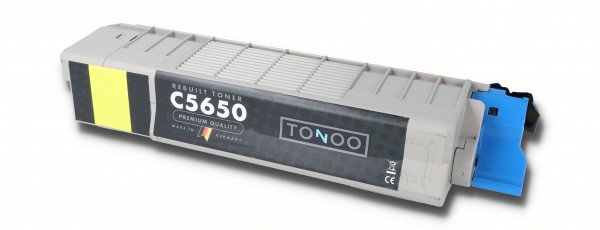 Tonoo® Toner ersetzt OKI C5650 | C5750 | 43872305 Gelb