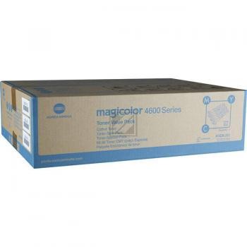 Original Konica Minolta A0DKJ51 Toner CMY Doppel Pack