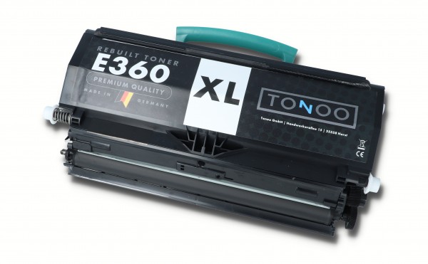 Tonoo® Toner ersetzt Lexmark E360H11E Schwarz XL