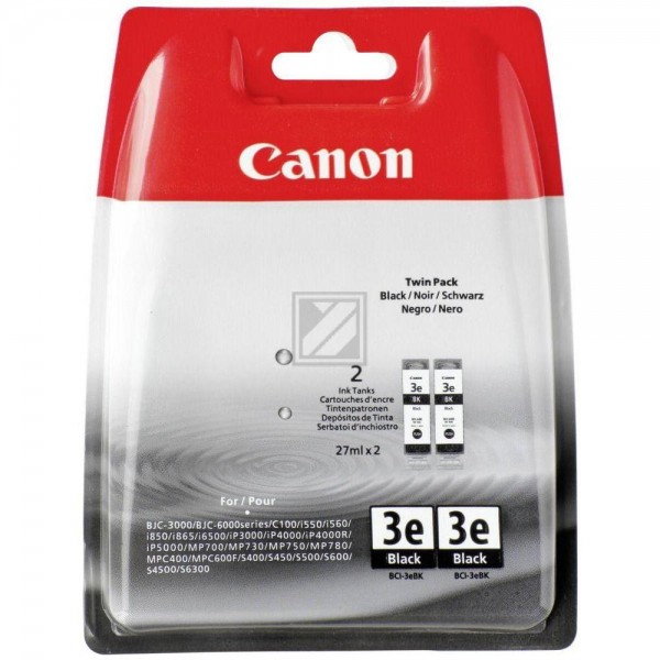 Original Canon BCI3EBK | 4479A298 Tinte Schwarz