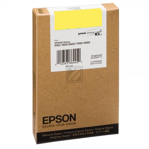 EPSON T6031 Foto schwarz Tintenpatrone
