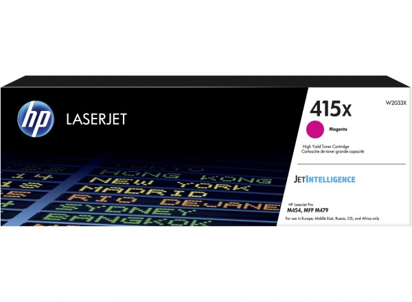 Original HP W2033X / 415X Toner Magenta XL