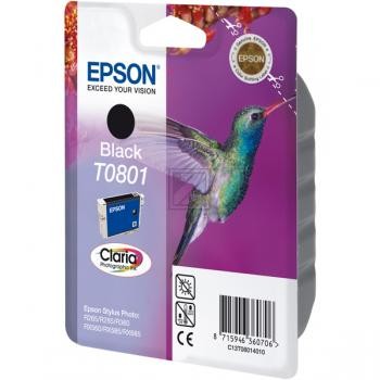 EPSON T0801 schwarz Tintenpatrone