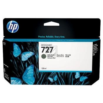 Original HP B3P22A / 727 Tinte Matt Schwarz