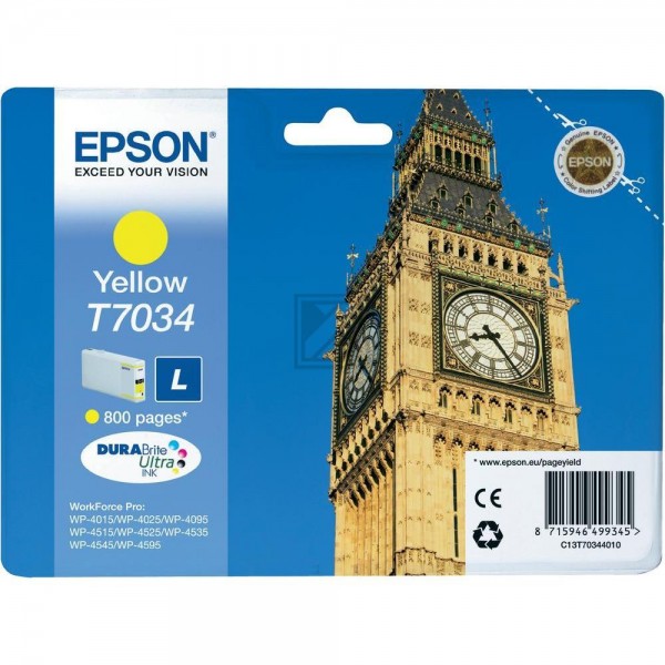 EPSON T7034L gelb Tintenpatrone