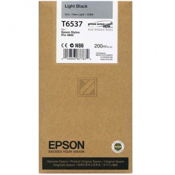 EPSON T6537 light schwarz Tintenpatrone