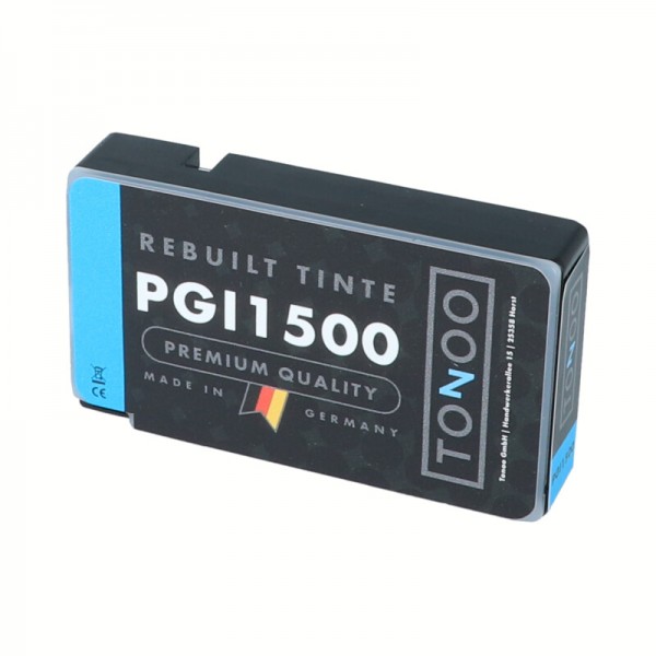 Tonoo® Tinte ersetzt Canon 9193B001 | PGI1500XLC Cyan XL