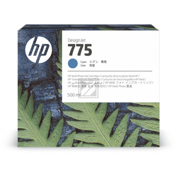 Original HP 775 | 1XB17A Tinte Cyan