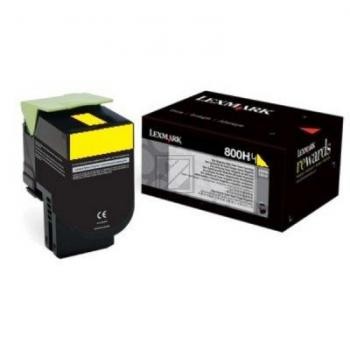 Original Lexmark | 80C0H40 Toner Gelb xl