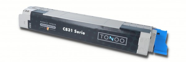 Tonoo® Toner ersetzt OKI C831 | C841 | 44844508 Schwarz