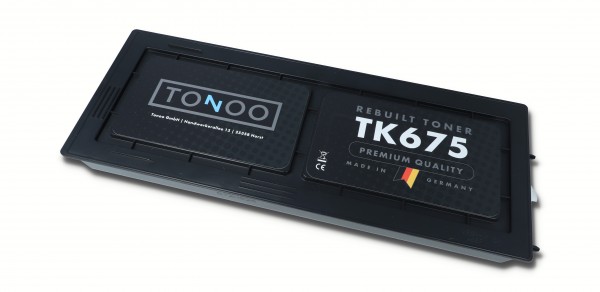 Tonoo® Toner ersetzt Kyocera TK675 Schwarz