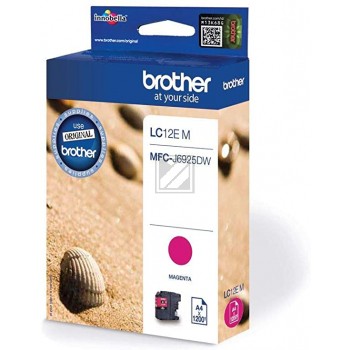 Original Brother LC12EM Tinte Magenta