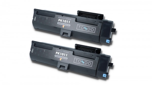 Tonoo® Toner ersetzt Utax 1T02RY0UT0 | PK1011 Schwarz Doppelpack