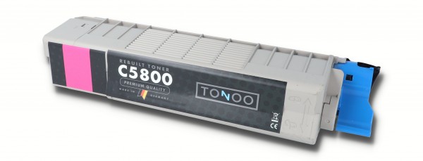 Tonoo® Toner ersetzt OKI C5800 | C5900 | 43324422 Magenta