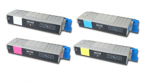 Tonoo® Toner ersetzt OKI MC760 | MC770 | MC780 | Spar Set