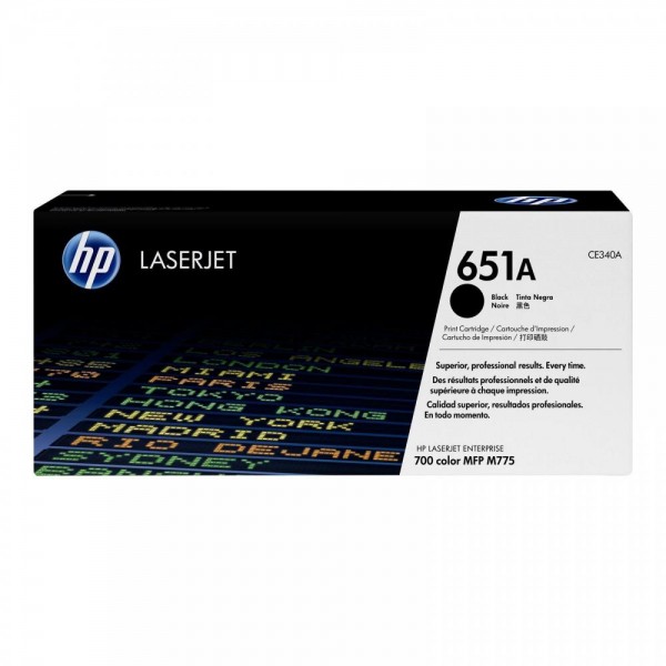 Original HP CE340A / 651A Toner Schwarz