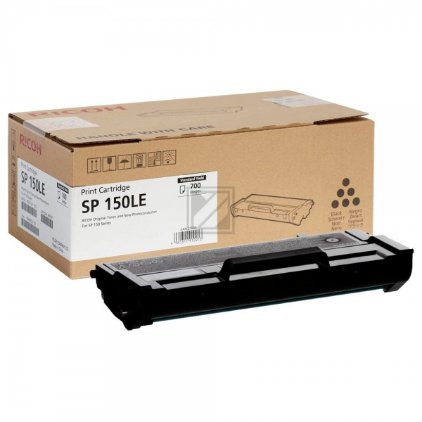 Original Ricoh 407971 / SP150LE Toner Schwarz