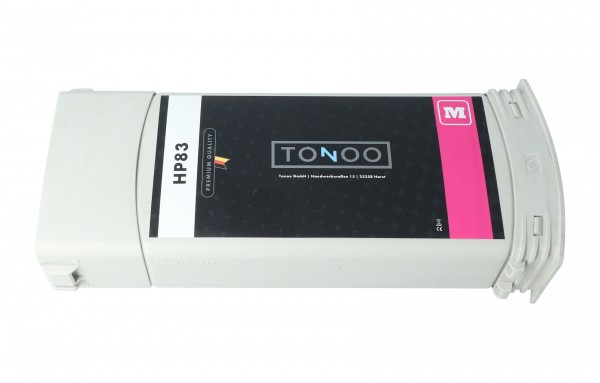 Tonoo® Tinte ersetzt HP 83 | C4942A Magenta | UV Tinte