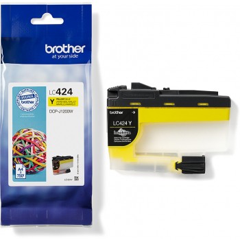 Original Brother LC424Y Tinte Magenta