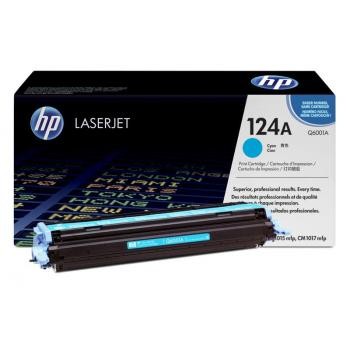 Original HP Q6001A / 124A Toner Cyan