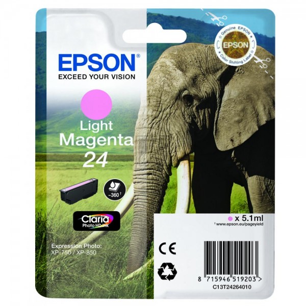 EPSON 24 / T2426 light magenta Tintenpatrone