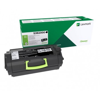 Original Lexmark 53B2000 Toner Schwarz