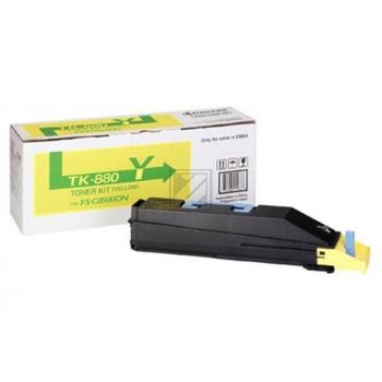 Original Kyocera TK880Y / 1T02KAANL0 Toner Gelb