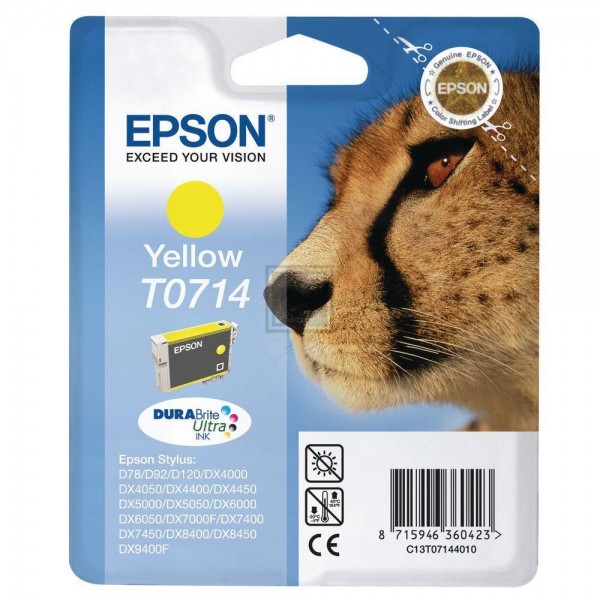 EPSON T0714 gelb Tintenpatrone