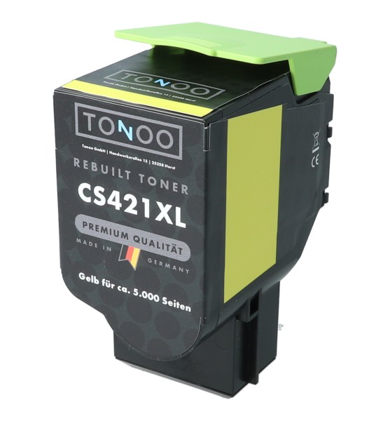 Tonoo® Toner ersetzt Lexmark 78C2UY0 Gelb XXL