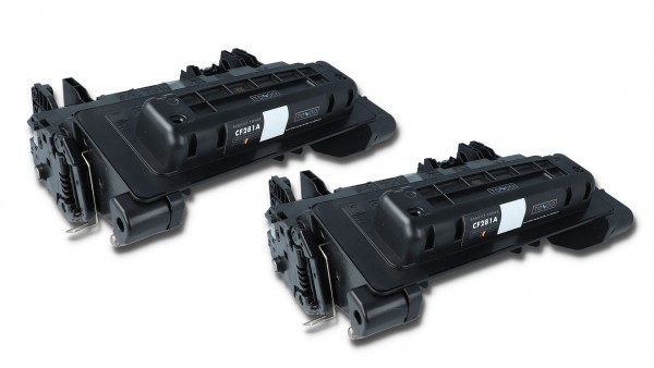 Tonoo® Toner ersetzt HP CF281AD | 81A Schwarz Doppelpack