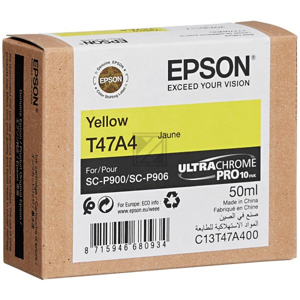 EPSON T47A4 gelb Druckerpatrone