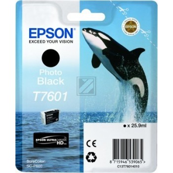 EPSON T7601 Foto schwarz Tintenpatrone