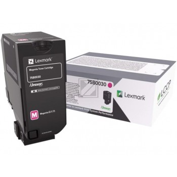 Original Lexmark 75B0030 Toner Magenta