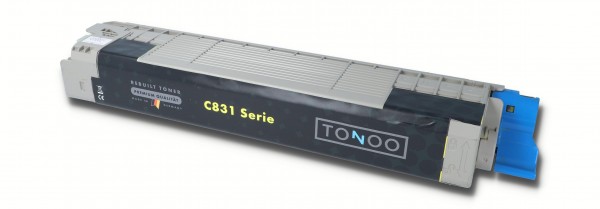 Tonoo® Toner ersetzt OKI C831 | C841 | 44844505 Gelb