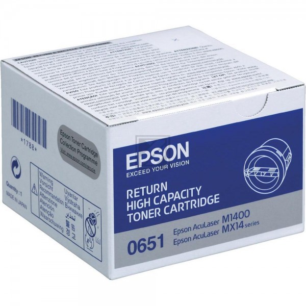 EPSON S050651 schwarz Toner