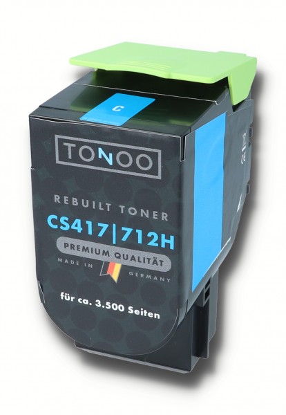 Tonoo® Toner ersetzt Lexmark 71B2HC0 Cyan XL