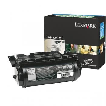 Original Lexmark X644A11E Toner Schwarz