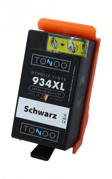 Tonoo® Tinte ersetzt HP C2P23AE | 934XL Schwarz XL