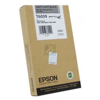 EPSON T6039 light light schwarz Tintenpatrone