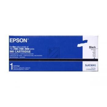 Original Epson S020407 / SJIC8 Tintenpatrone Schwarz