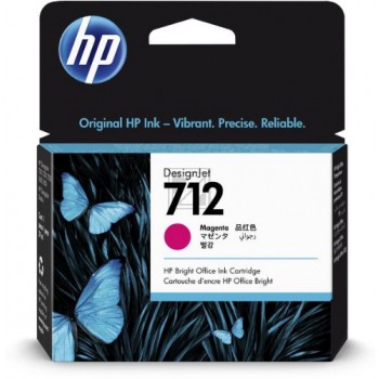 Original HP 712 | 3ED68A Tinte Magenta