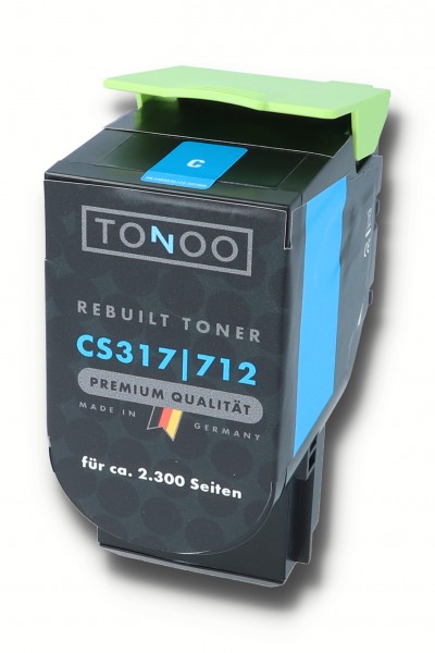 Tonoo® Toner ersetzt Lexmark 71B20C0 Cyan