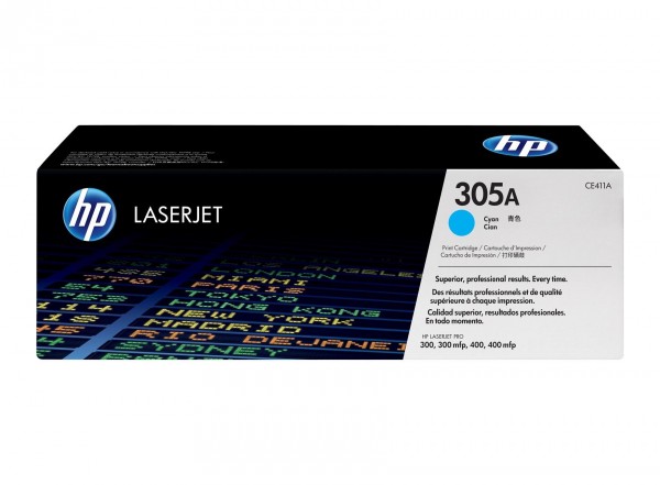 Original HP CE411A / 305A Toner Cyan